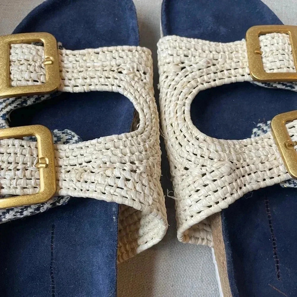 NWOT Anthropologie Double-Strap Sandals Size 38 - Picture 11 of 15